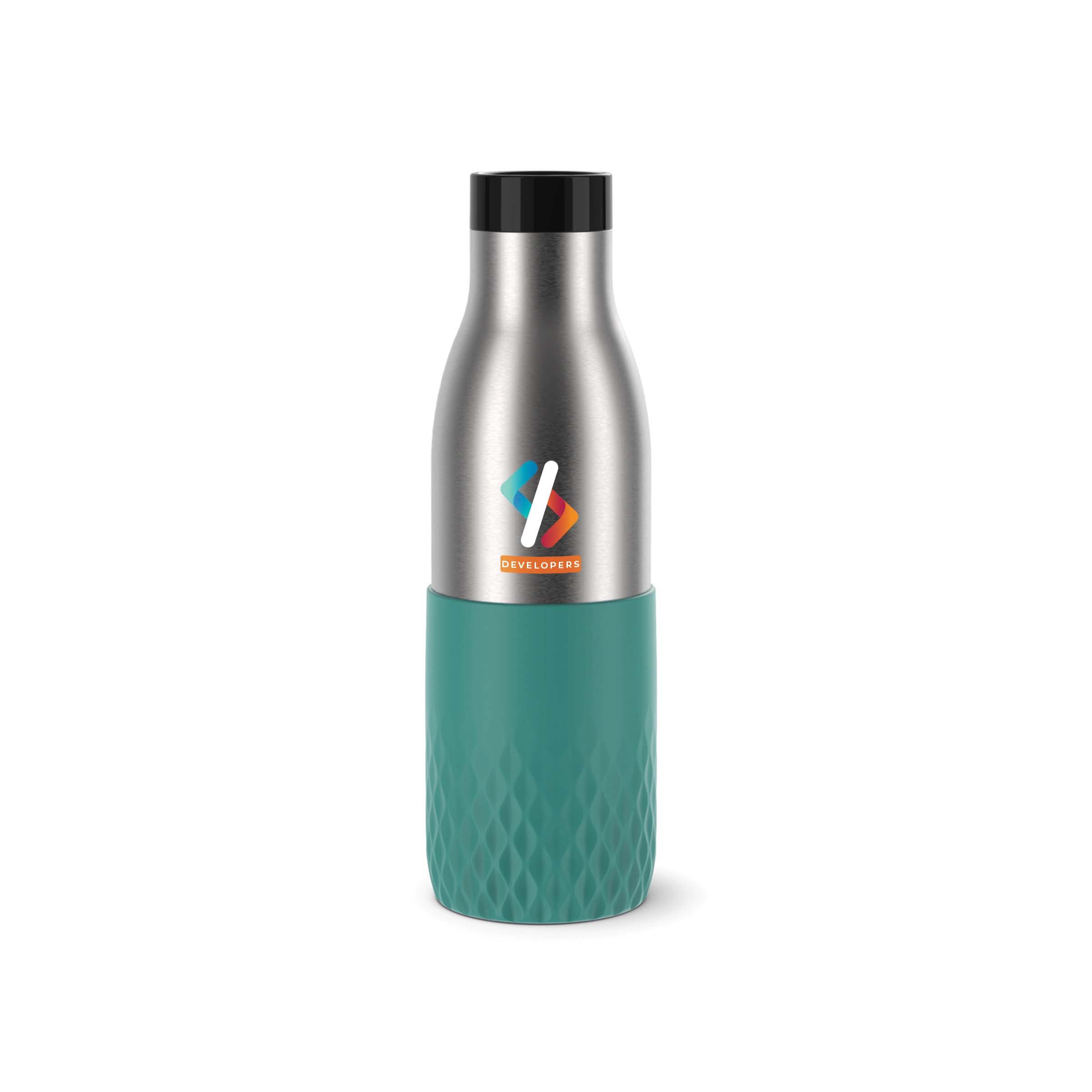 Tefal Bludrop Sleeve 0.5L Verde

Mantiene caliente 12h - frío 24h
100% a prueba de fugas
Acero inoxidable
Cubierta de silicona
Personalizable con impresión a todo color, grabado a láser o una faja a medida a todo color