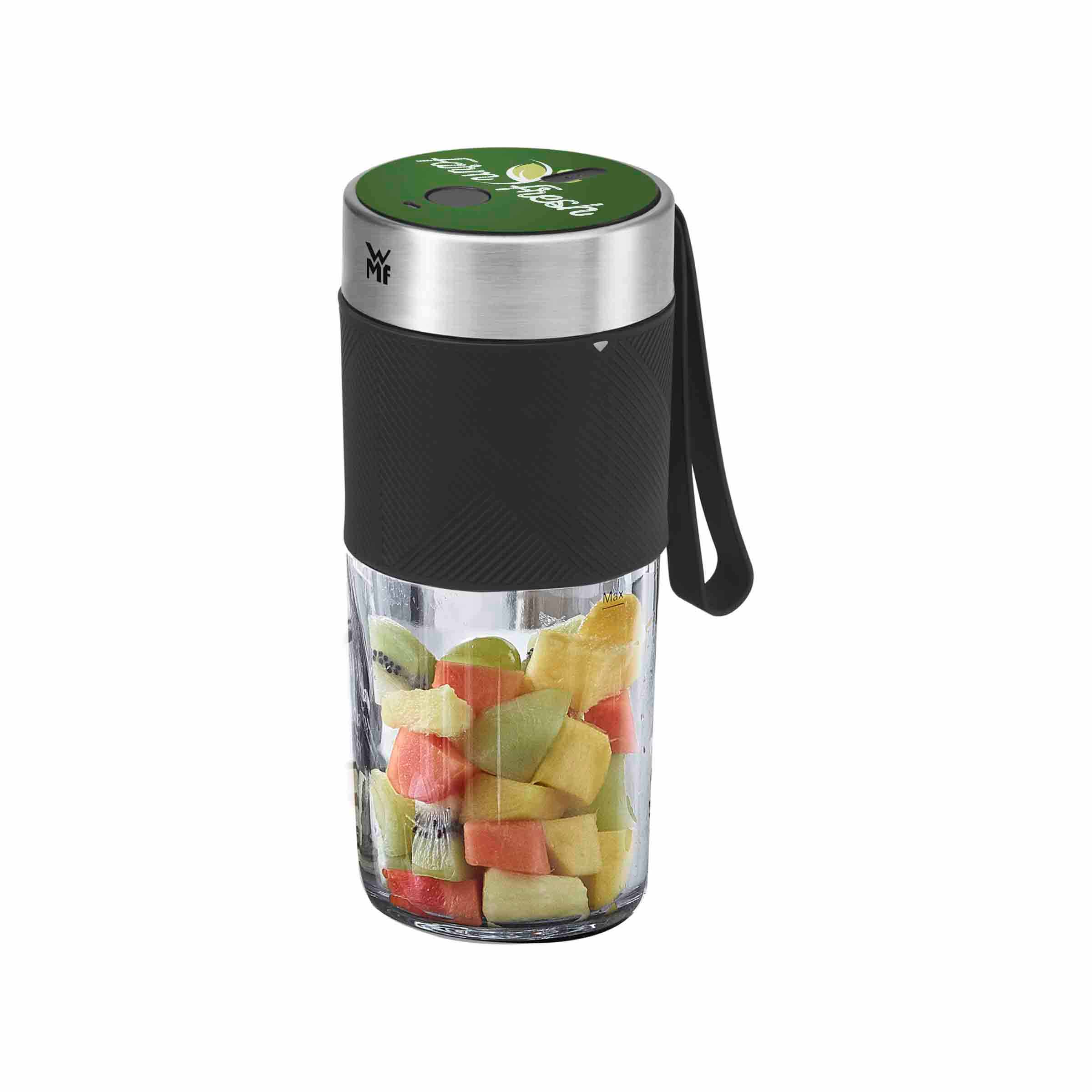 WMF KITCHENminis Mix on the GO

Frische Smoothies in 40 Sekunden
Aufladen mit USB-Kabel
Nur 500 Gramm und passt leicht in Ihre Tasche
Hergestellt aus Cromargan®

Der WMF KITCHENminis Mix on the Go kann mit einer Gravur, einem Max Print auf der Oberseite und einem Sleeve personalisiert werden.
