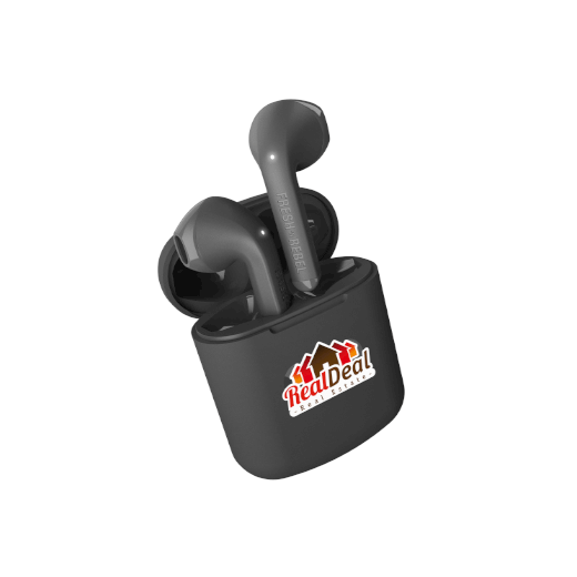 Earbuds

Earbuds are wireless earphones that connect to your phone via bluetooth. The earbuds charge automatically in the supplied case, so you can enjoy your favourite music or podcast on the go for hours!